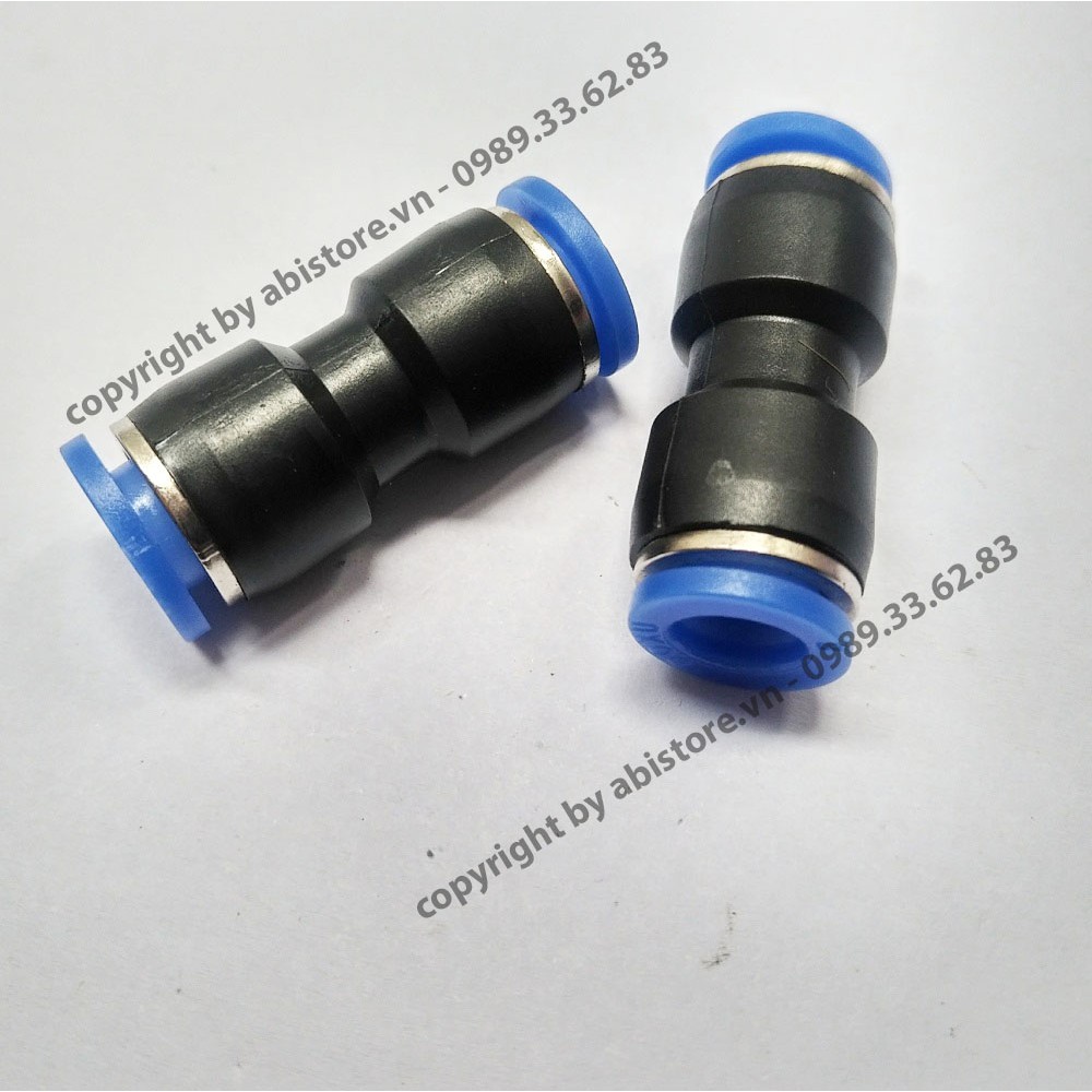 1 Cái Măng Sông Nối Nhanh Ống 8Mm, Cút Nối Nhanh Nhựa Thẳng Ống Phun Sương Giá Rẻ