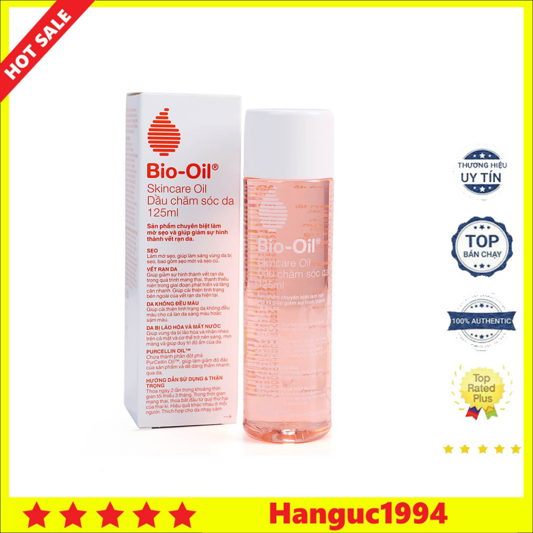 Dầu chống rạn da bio oil 125ml xua tan nỗi lo dạn da khi mang bầu