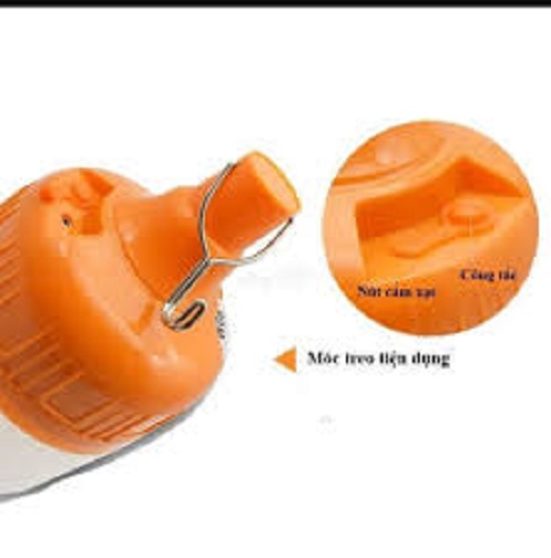 [HCM]Bóng đèn LED sạc tích điện 50w độ sáng cao tiết kiệm điện - Bảo hành 06 tháng