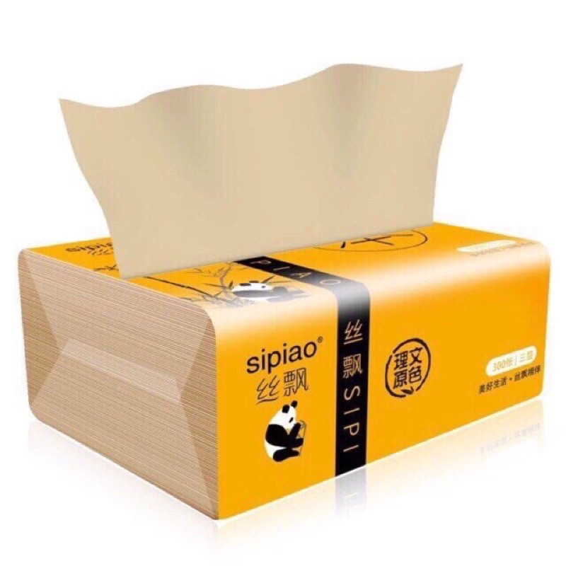 Combo 2 gói giấy ăn gấu trúc -bịch giấy ăn