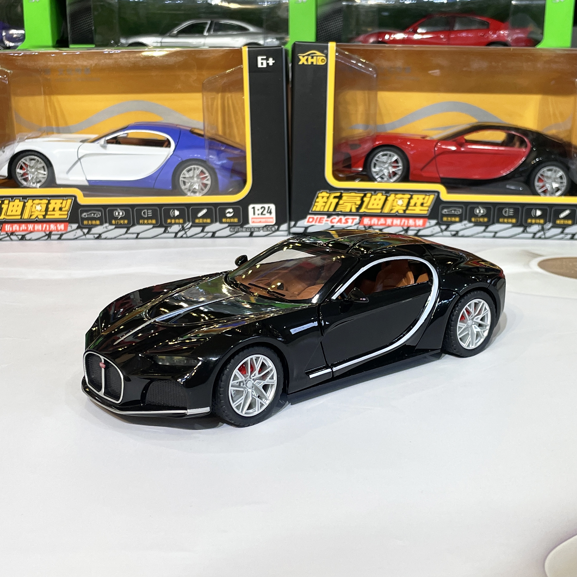 Xe Mô Hình Bugatti Chiron 2017 118 Autoart  Đen   Shop Xe Mô Hình Tĩnh