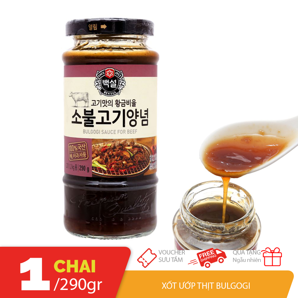 Xốt ướp thịt nướng BulGoGi vị Bò Hàn Quốc chai 290gr