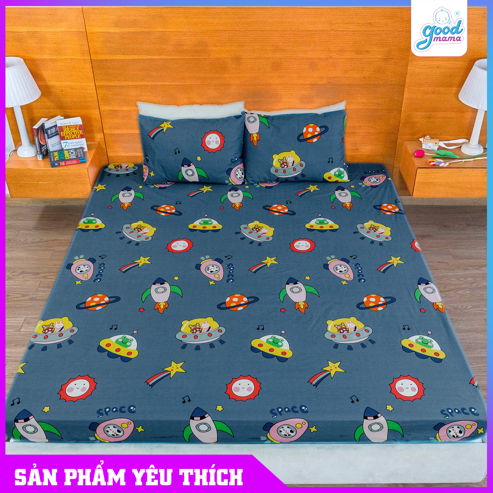 Ga chống thấm cotton goodmama kt 1m610cm và 1m810cm bảo hành 6 tháng