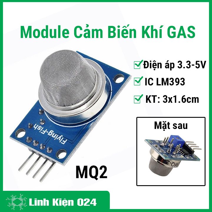 Module cảm biến khí gas MQ-2 độ nhạy cao