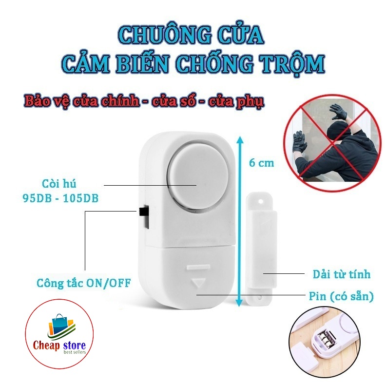 Chuông cảm biến báo động chống trộm