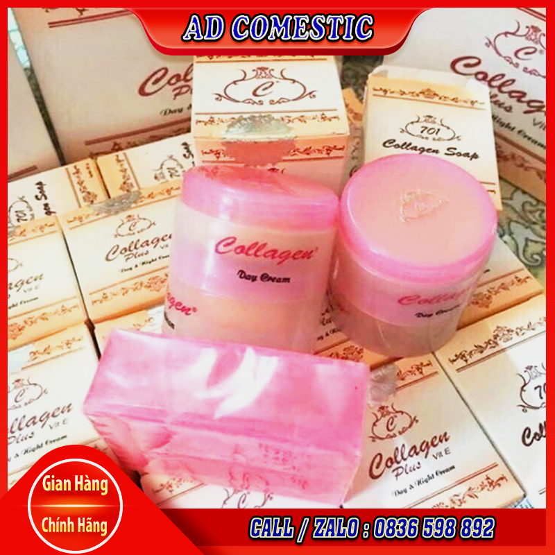 Kem dưỡng trắng da ngừa nám ngày và đêm Collagen Plus Vit E