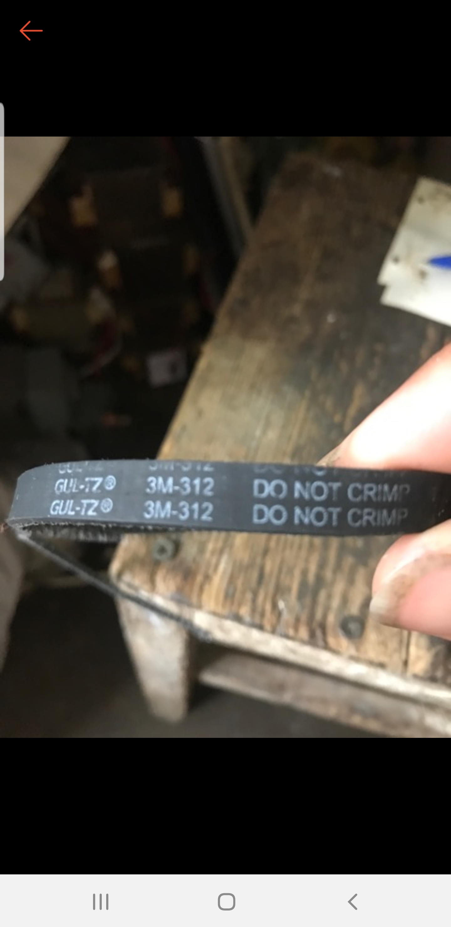 [HCM]Dây curoa máy đanh trứng nhồi bột ACA loại 4 lít