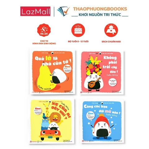 Sách Ehon - Chơi cùng Giri Chú bé cơm nắm - Ehon Nhật Bản dành cho bé từ 0 - 6 tuổi - ThaoPhuongbooks