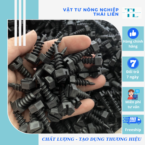 Ốc vít vặn nối bầu nhựa trồng cây, Đinh nối bầu nhựa bầu ươm thông minh, Ốc vít nối quây bầu nhựa trồng cây.