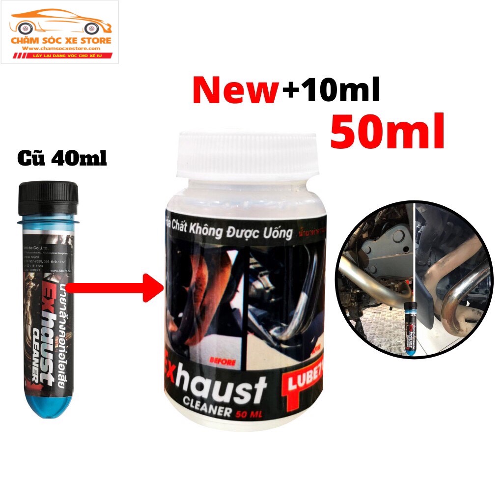 [HCM](NHẬP KHẨU THÁI) Dung Dịch tẩy rửa gỉ sét Vệ Sinh Cổ Pô Lube 71 EXHAUST CLEANER 40ml