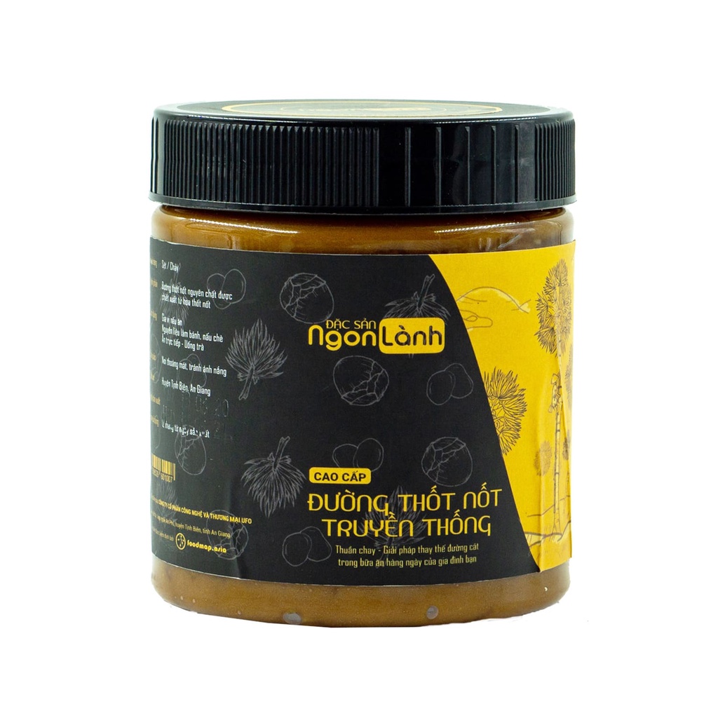 Đường thốt nốt ngon lành - nguyên chất - dạng sệt - hũ 850gr