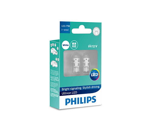 Bóng đèn tín hiệu led xe ô tô philips t10 led 11961/12944