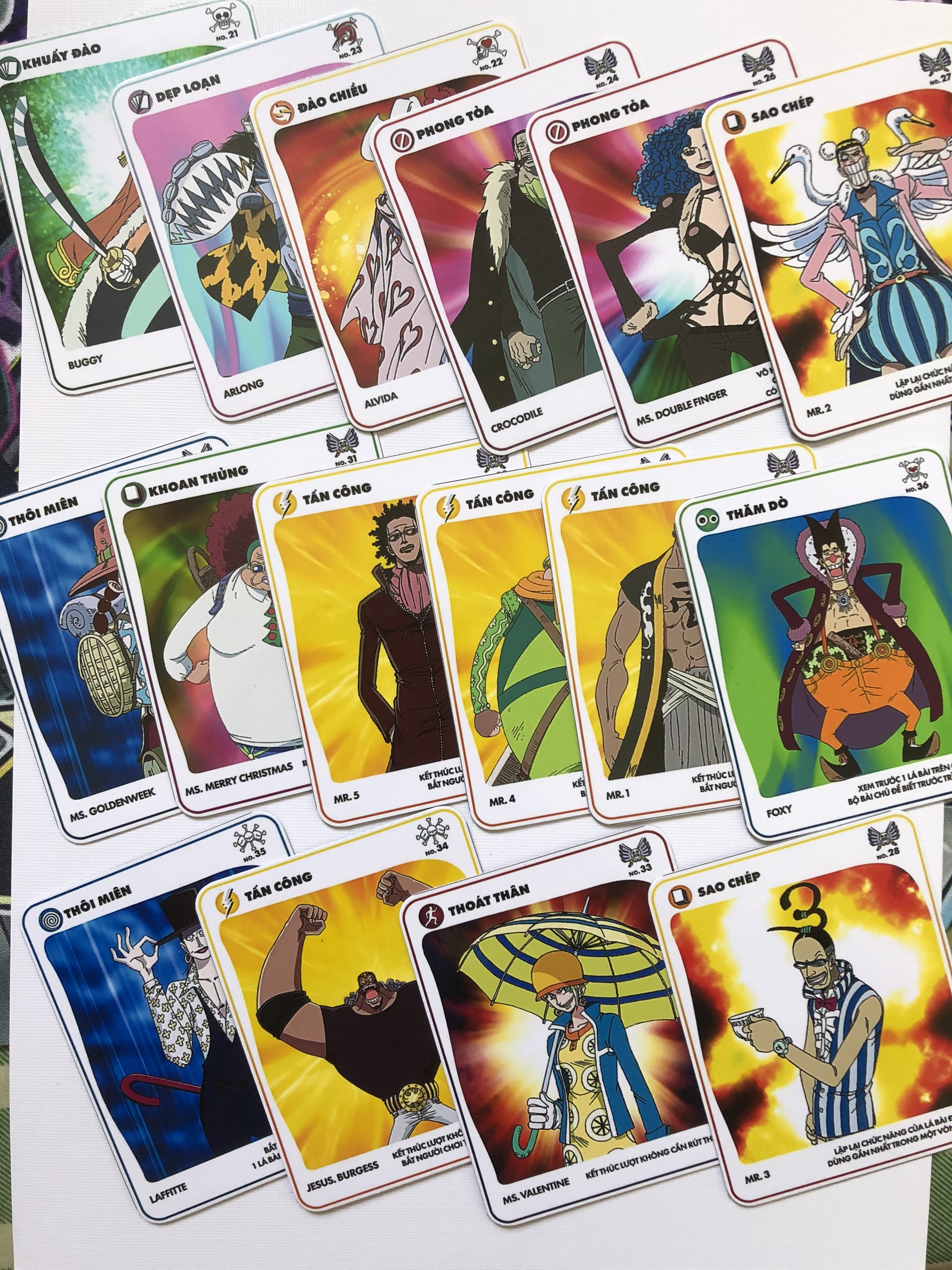 [HCM][Fan One Piece không nên bỏ lỡ]Bộ Thẻ bài Toonies One Piece Boom cơ bản dạng board game mèo nổ 61 lá (Bộ cơ bản)