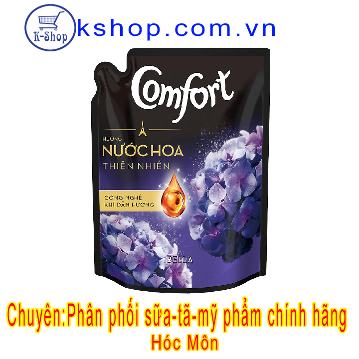 Nước xả vải comfort hương nước hoa bella 2.4l- mẫu mới