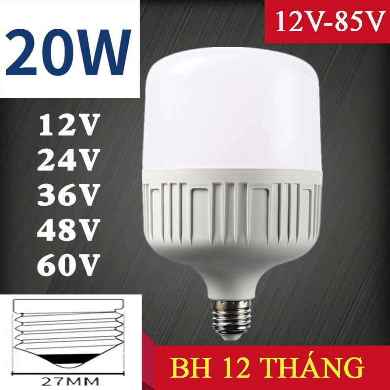 Bóng đèn led 20w sài bình ăc quy 12v-85v loại tốt