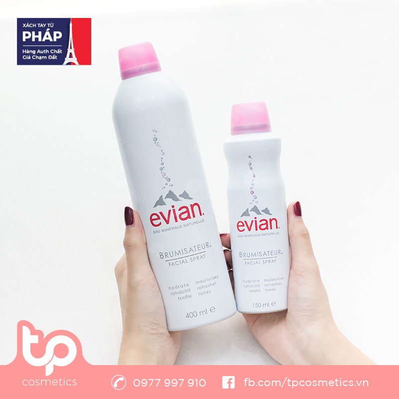 Xịt Khoáng Dưỡng Ẩm Evian Natural Mineral Water Mist