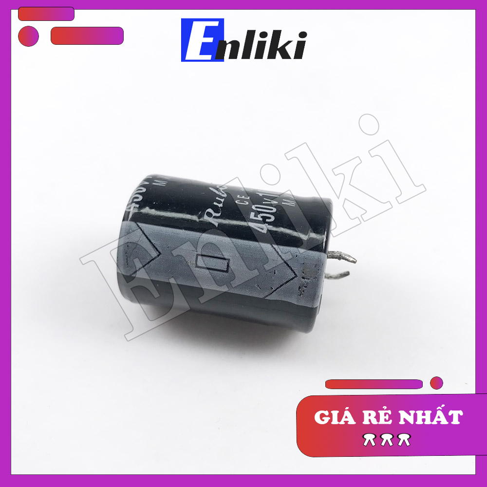 Tụ 100uf 450v chân cứng kích thước 22x30mm
