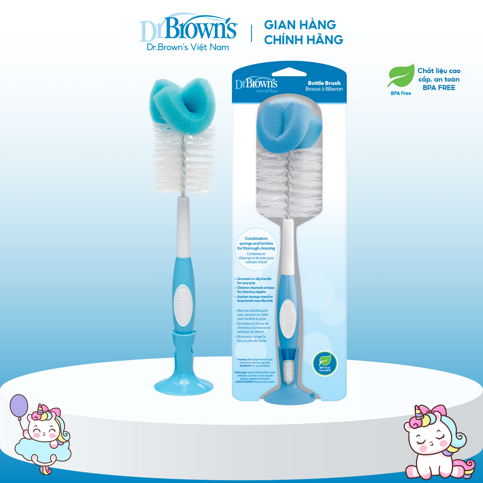 Cọ bình loại lớn dr brown's - 700