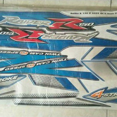 Bộ tem xe raider đời 2006 hàng thái xịn cực đẹp