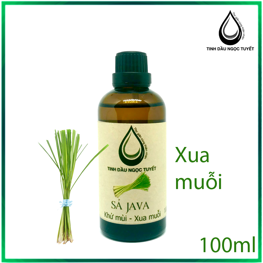 Tinh dầu sả Java nguyên chất chuyên đuỗi muỗi và khử mùi Ngọc Tuyết 100ml