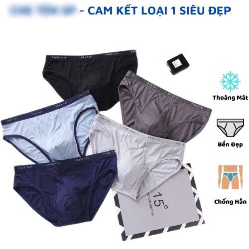 Quần lót muji chéo vải cực mềm mại thoáng mát không hầm bí