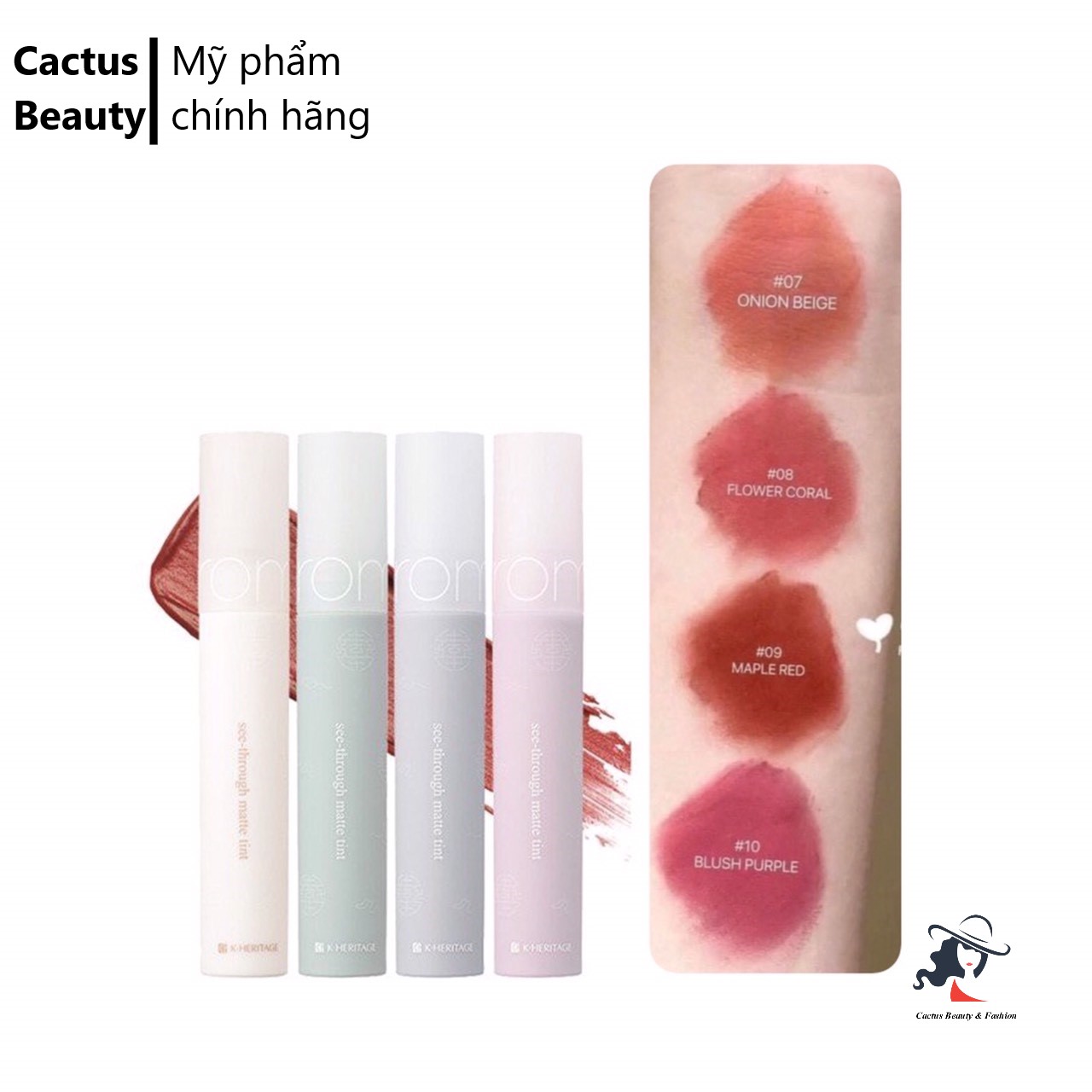 ( Thanh lý ) Son Romand Hanbok Edition See Through Mattle Tint date 11/2022