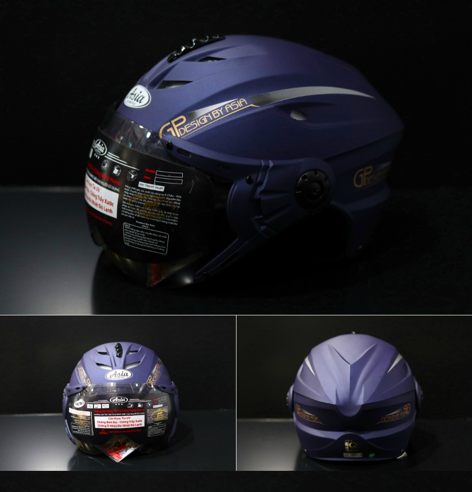  ĐỒNG GIÁ - FREE SIZE - NÓN BẢO HIỂM ASIA 117 KÍNH CÀNG - NÓN BẢO HIỂM 3 4 ĐẦU CÓ KÍNH CHE CHỐNG BỤI CỰC TỐT . SÀN PHẨM UY TÍN VÀ ĐƯỢC ƯA CHUỘNG. 