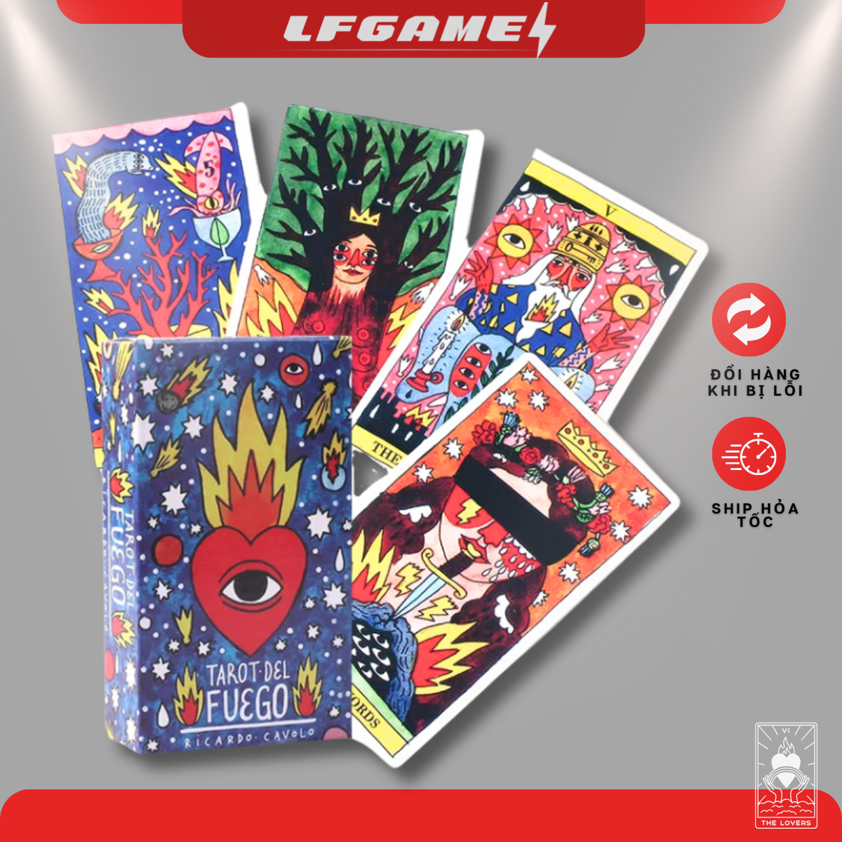 Bộ bài tarot del fuego bói bài tarot oracle