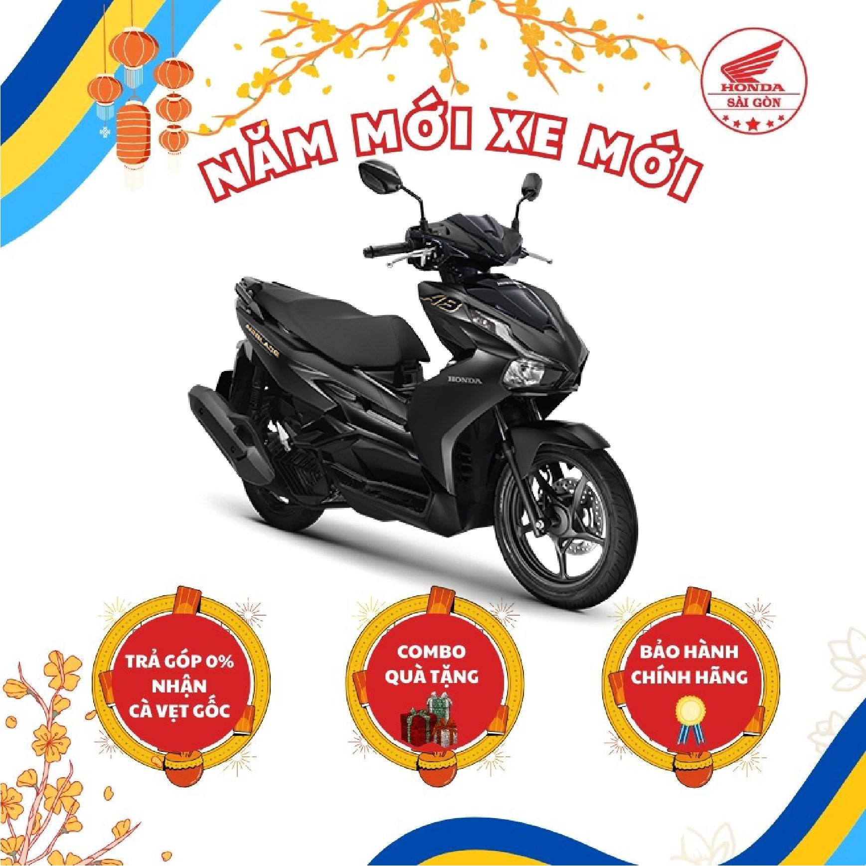 Xe máy honda airblade 125cc 2023 - phiên bản đặc biệt
