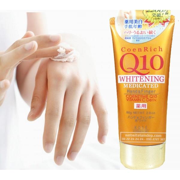 Kem dưỡng da tay KOSE ConeRich Q10 Whitening Medicated 80g