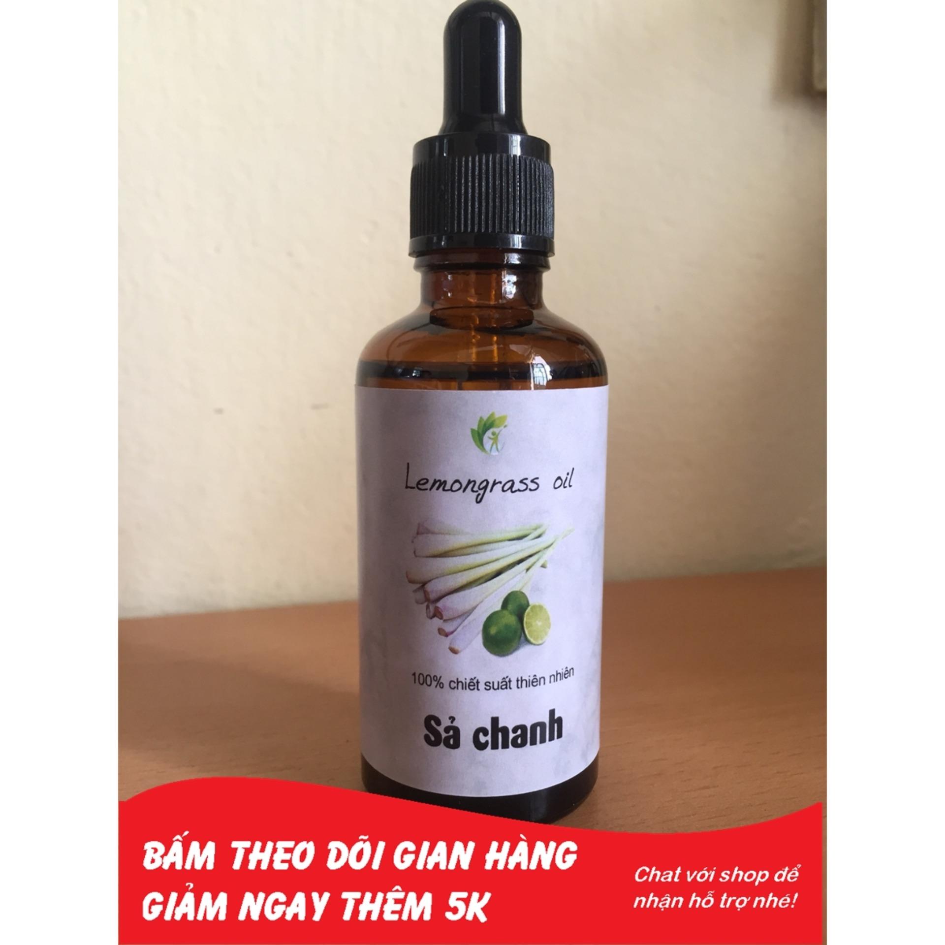 Tinh dầu xả chanh chai nhỏ giọt serum 50ml dùng cho đèn xông tinh dầu, máy khuếch tán tinh dầu, máy phun sương mini các loại  - shop chubodoi