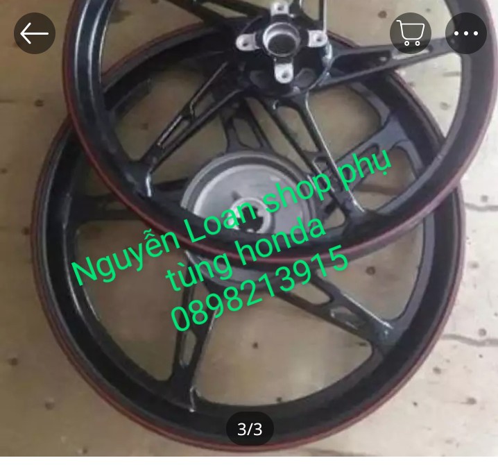 Mâm xe Nouvo LX hàng zin chính hãng Yamaha mới 85%