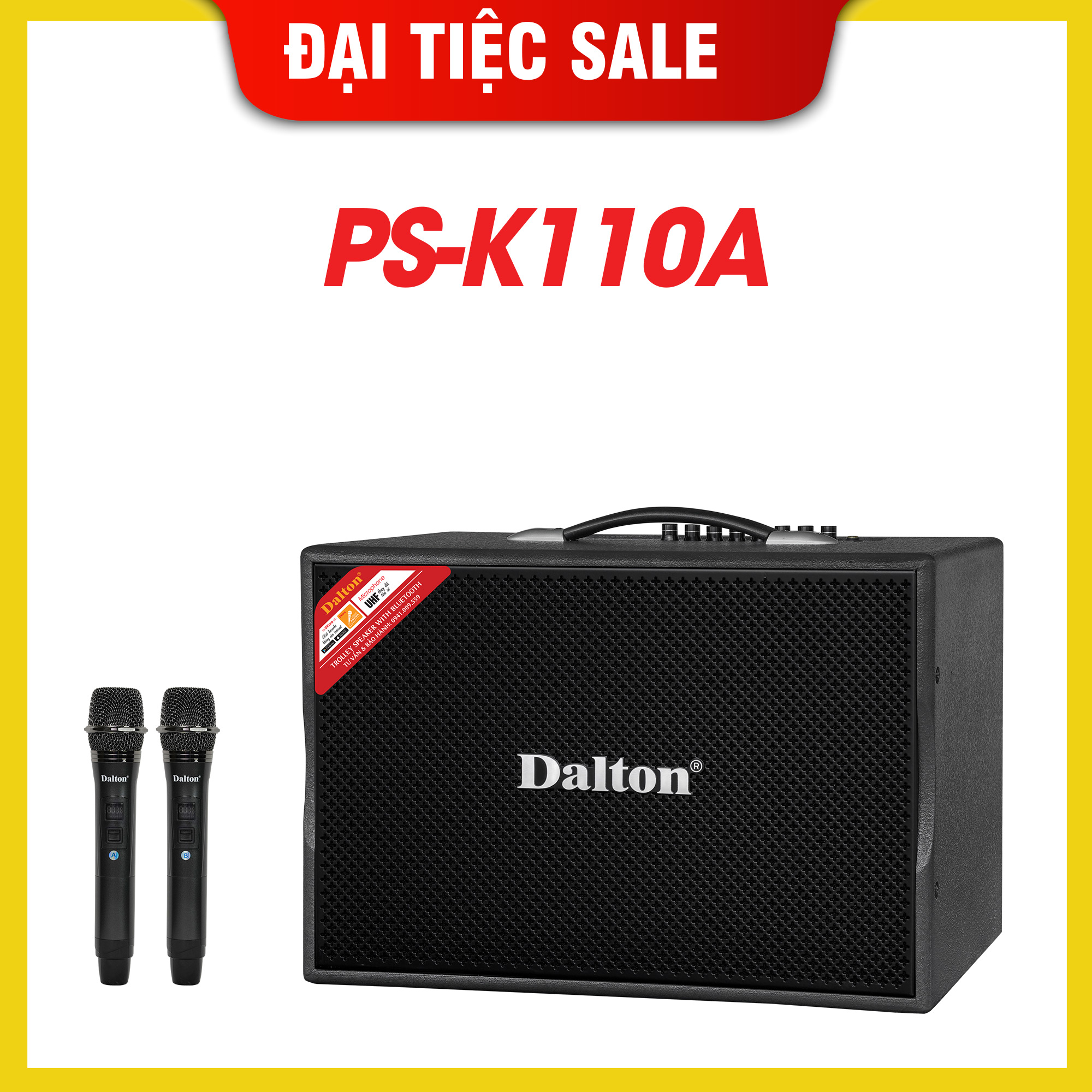 Loa karaoke dalton ps-k110a công suất 280w bass đường kính 2.5 tấc