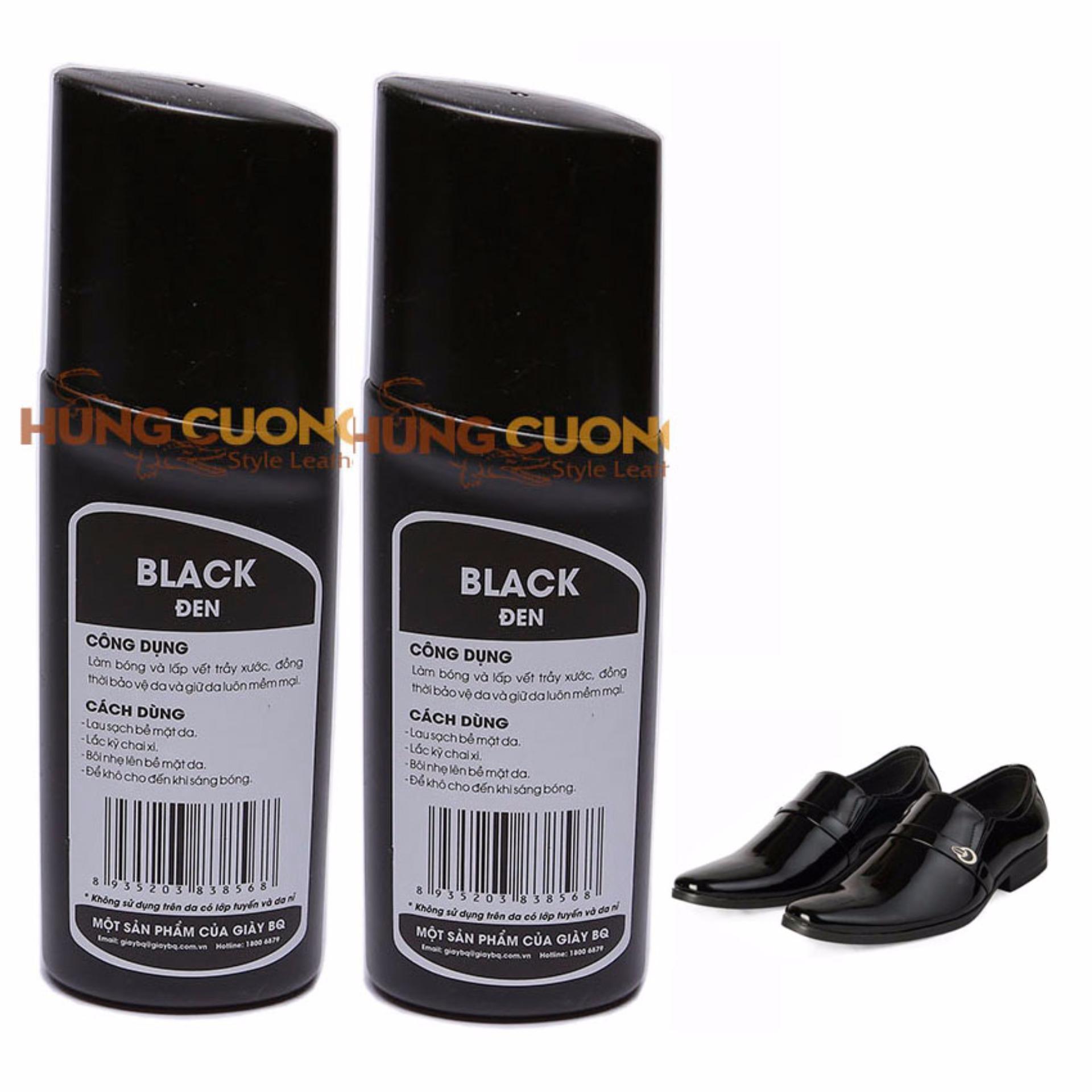 Combo Hai Chai Xi Nước Đánh Bóng Giày HC9013 (Đen)