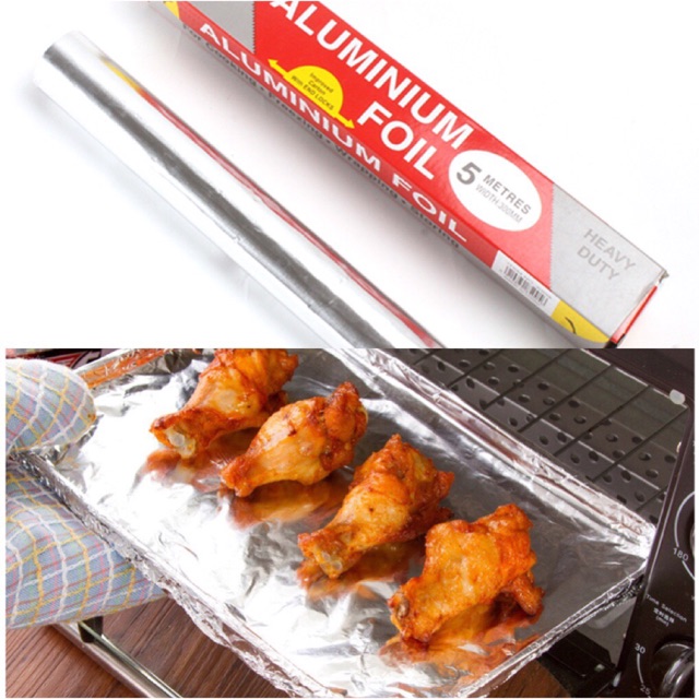 [HCM]Giấy bạc quấn đồ nướng 5 * 30cm - Giấy bạc bọc thực phẩm - Giay bac - Giay boc thuc pham