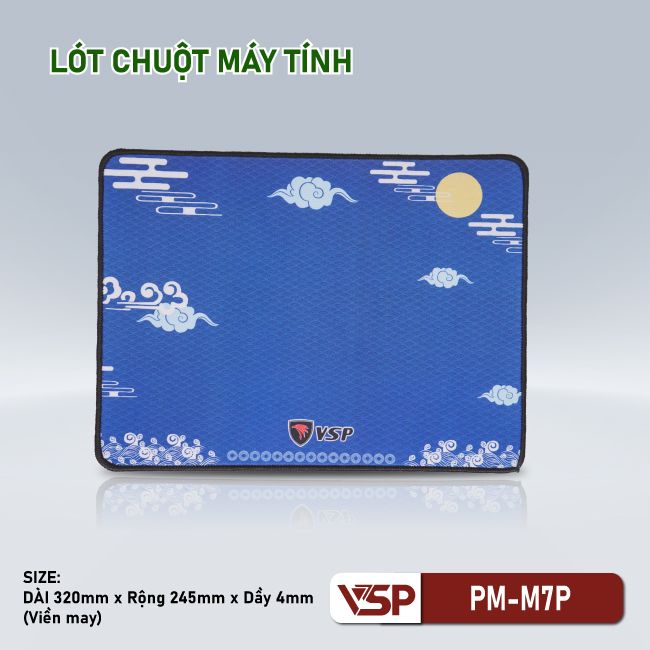 Lót chuột vsp pm-7p size 245x320x4mm - nhất tín computer