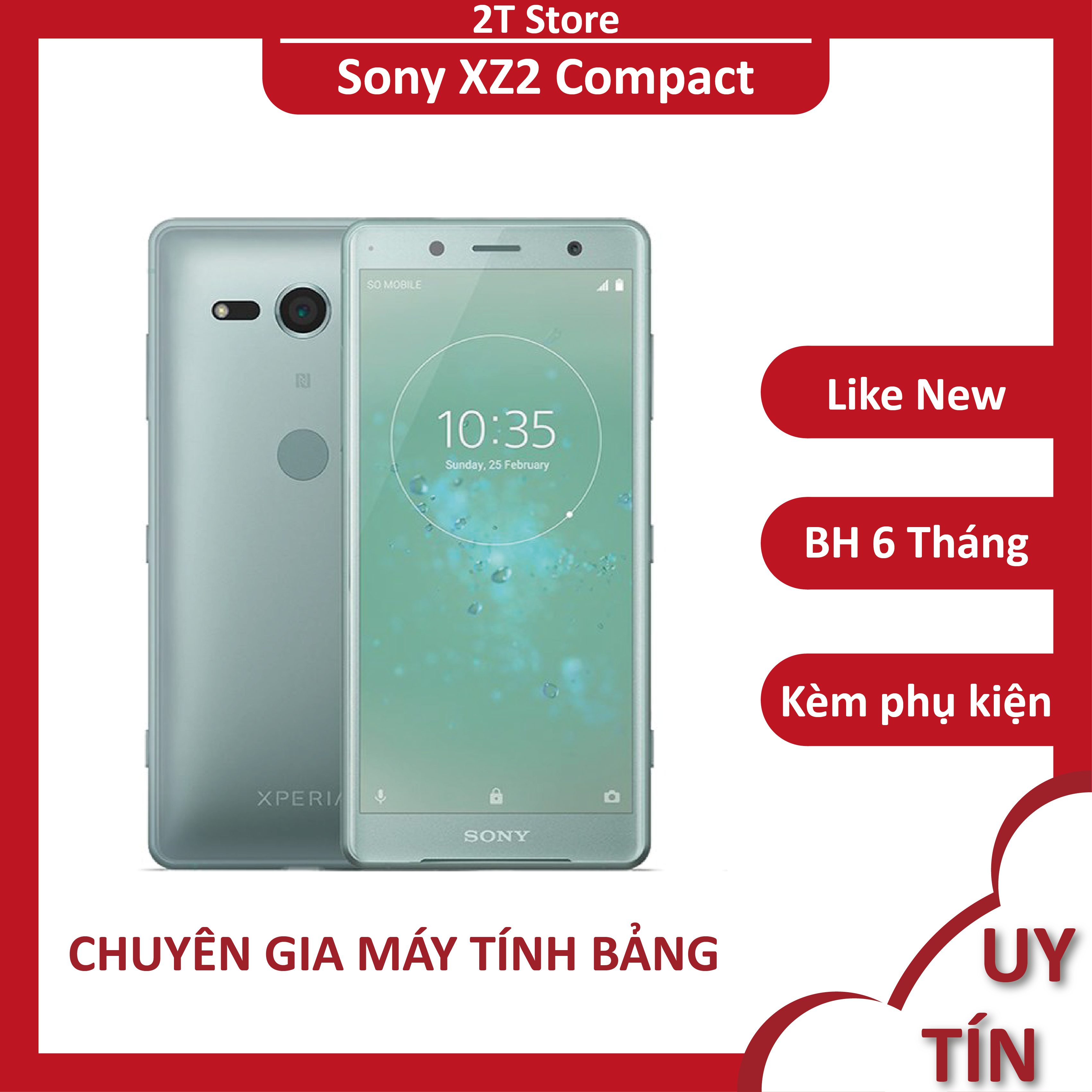 Điện thoại Sony XZ2 Compact nhỏ gọn chip Snap 845