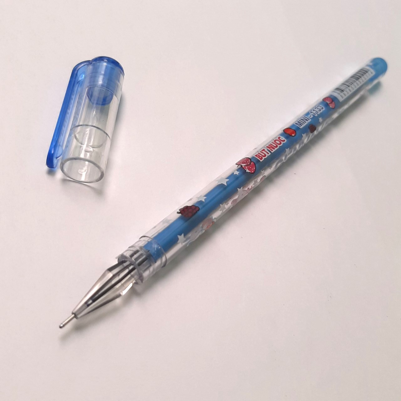 01 cây bút gel kim cương cenvava 1133 - mực xanh