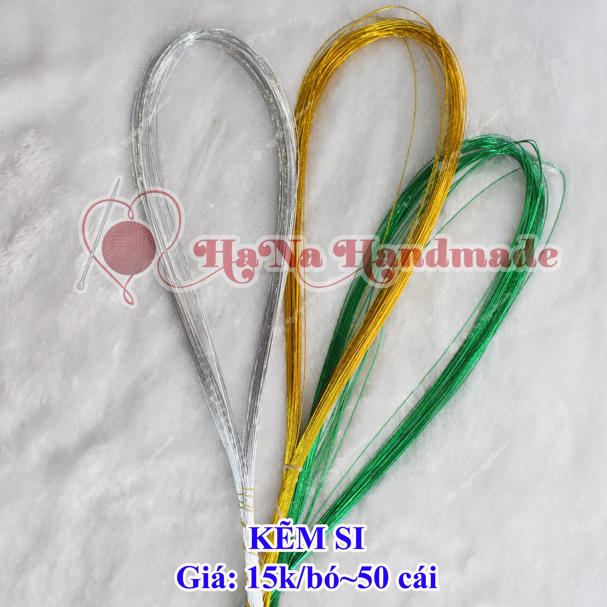 kẽm si làm hoa handmade