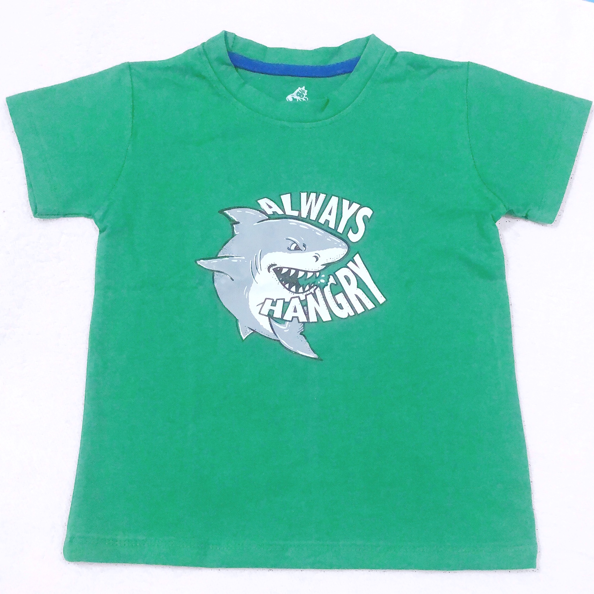 ÁO BÉ TRAI - Áo thun bé trai tay ngắn hình cá mập