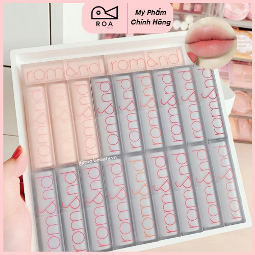 [NEW] [Muteral Nude] Son Thỏi Lì Romand New Zero Matte Lipstick 3g (01-23)