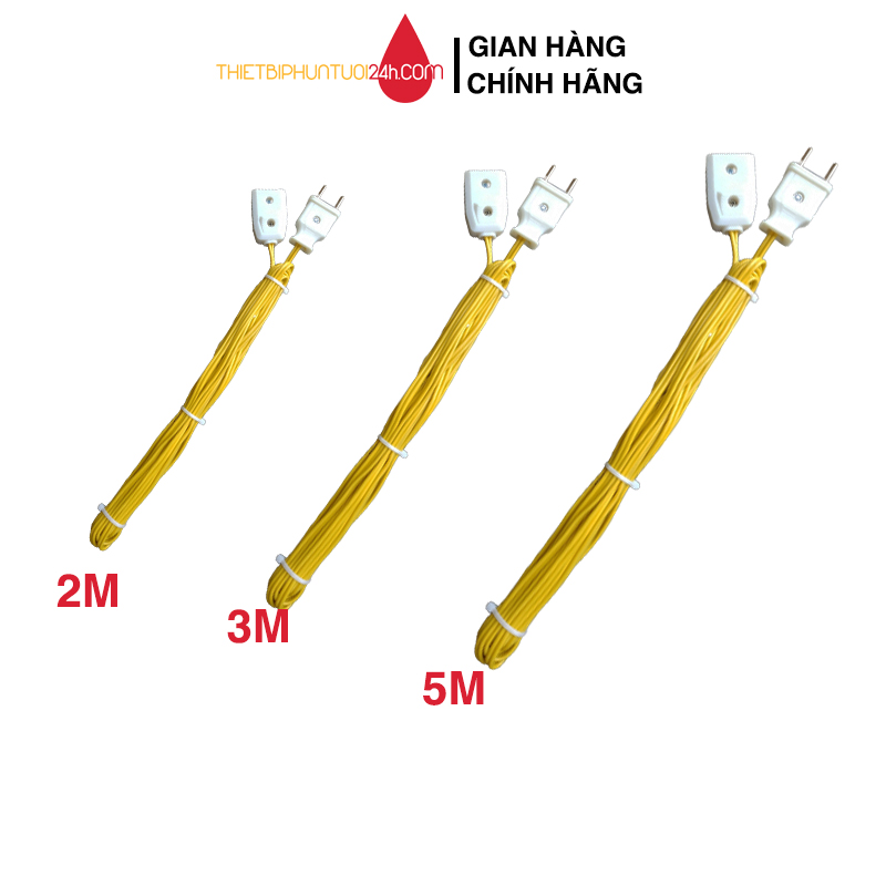 Dây nối điện liền phích cắm âm dài 2m 3m 5m 8m loại tốt