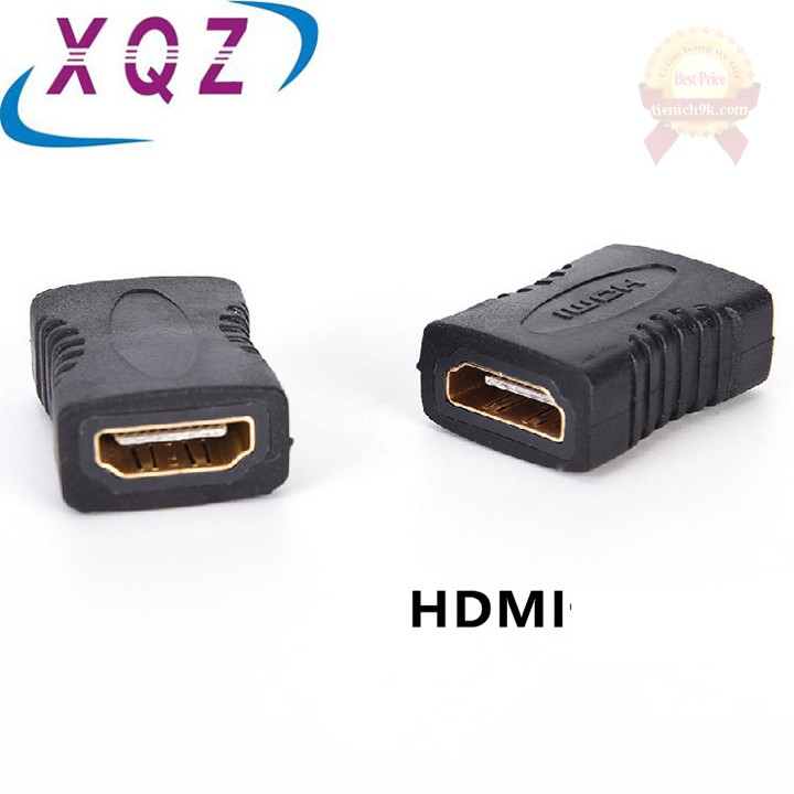 Đầu nối dây cáp hdmi mạ vàng cao cấp hãng xqt | jack chuyển đổi nối dài hdmi