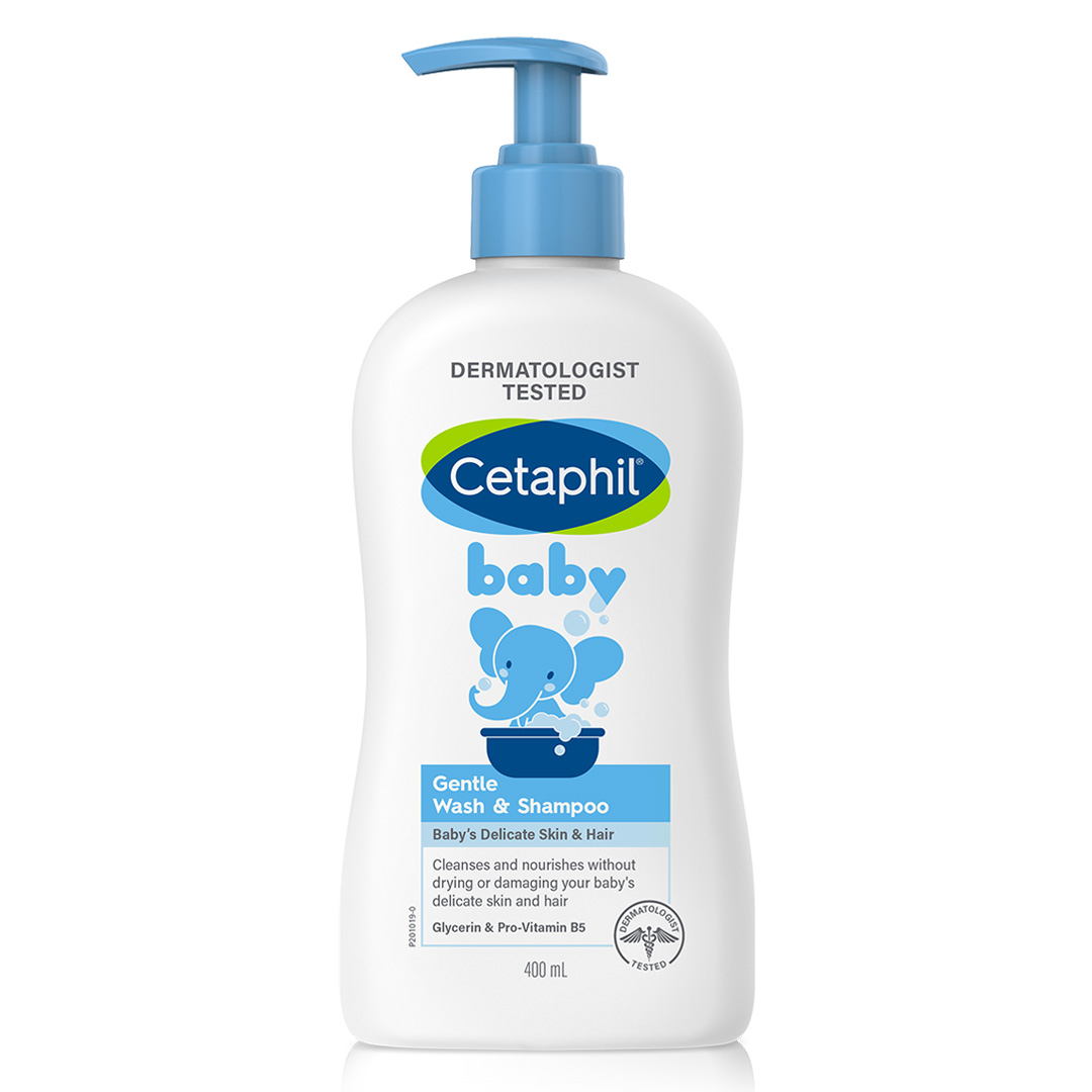 Sữa tắm gội dịu cho bé Cetaphil Baby Gentle Wash & Shampoo 400ml-mỹ