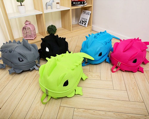 Balo khủng long siêu cute cỡ trung đựng nón bảo hiểm,sách vở, đồ dùng, laptop