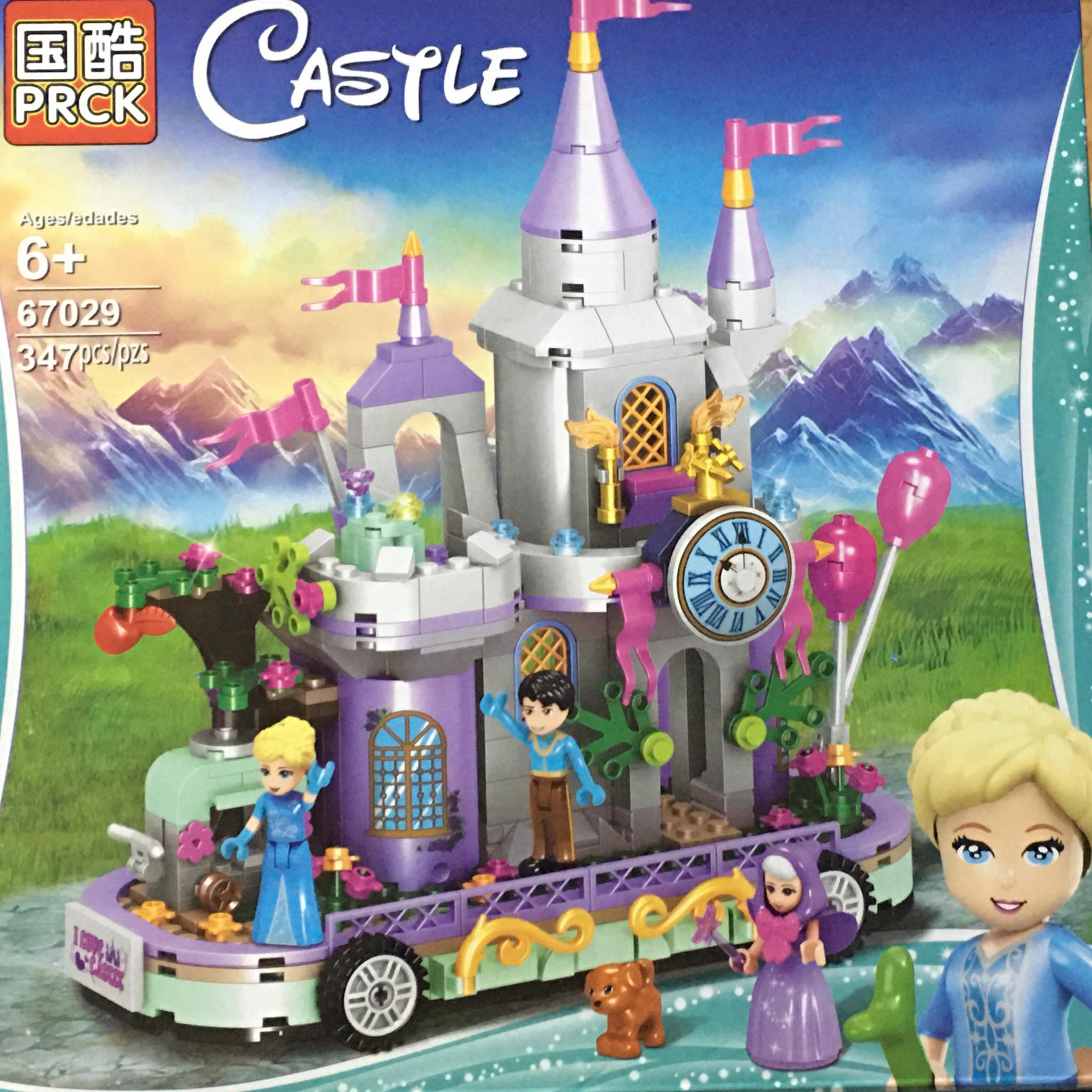 bộ lắp ghép lego lâu đài băng tuyết di động của công chúa