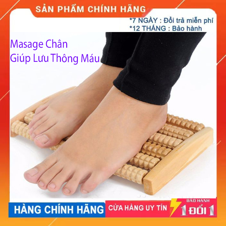 Masage chân bằng gỗ tự nhiên Dụng Cụ Massage Chân Bằng Gỗ , Dụng cụ chăm sóc sức khoẻ chống mỏi đau nhức chân ,lưu thông huyệt đạo bàn chân