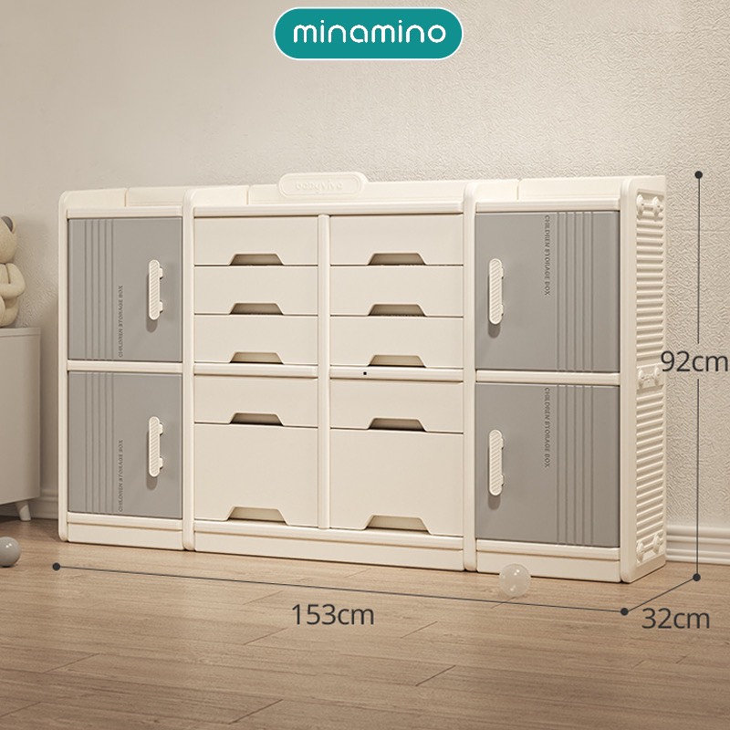 Tủ quần áo cho bé babyviva, Tủ đựng đồ cho bé, Tủ mẹ bỉm sữa 14 ngăn size lớn