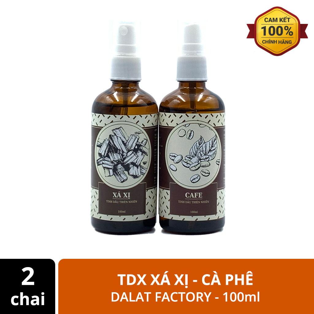 Tinh dầu xịt phòng hương Xá xị ft. Cà phê - Loại 100ml - Dalat Factory