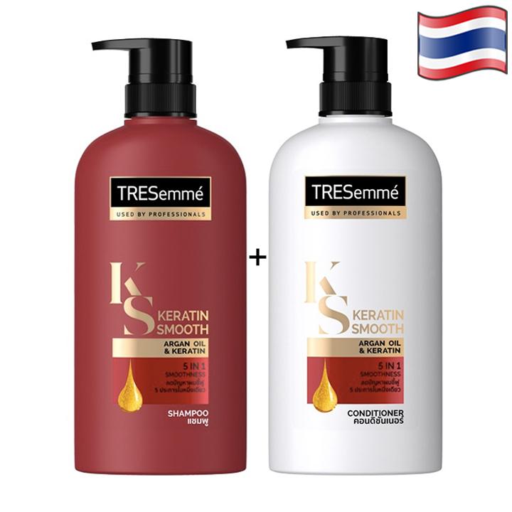 DẦU GỘI VÀ DẦU XÃ TRESEMME ĐỎ THÁI - 450ml/chai